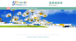 Desktop Screenshot of 5elementenergyhealing.com