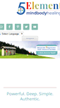 Mobile Screenshot of 5elementenergyhealing.com